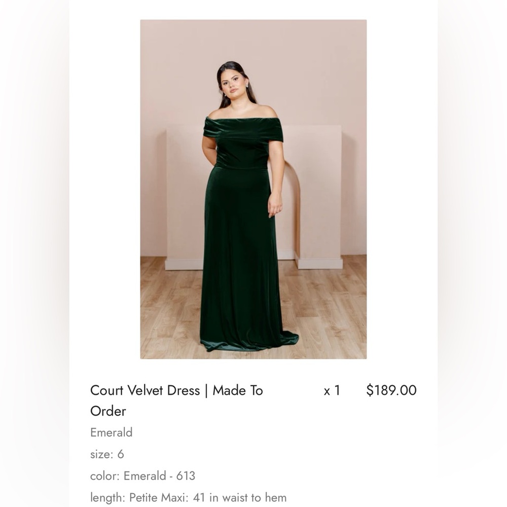 Revelry velvet maxi dress